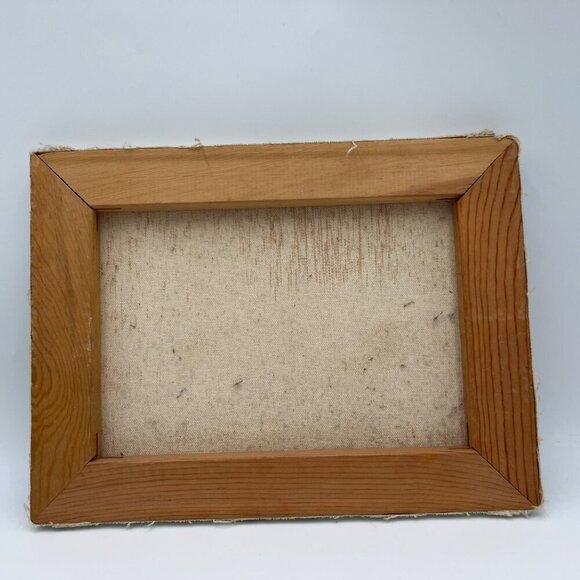 Original Art GRIST MILL Oil on Canvas unframed small fall - Picture 4 of 4